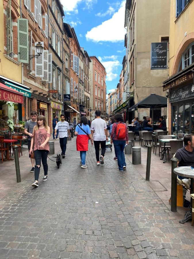 Meuble Tourisme Carmes 2 Etoiles, Entree Autonome,Wifi, Climatise, Petit Parking Prive Daire Toulouse Dış mekan fotoğraf