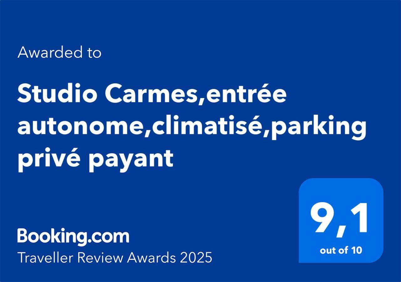 Meuble Tourisme Carmes 2 Etoiles, Entree Autonome,Wifi, Climatise, Petit Parking Prive Daire Toulouse Dış mekan fotoğraf